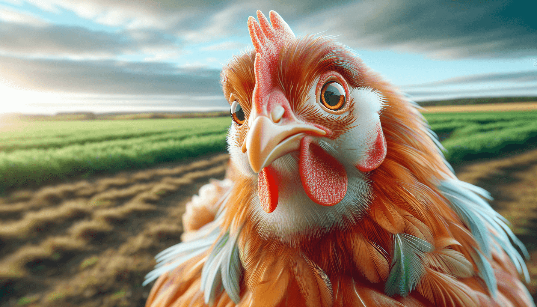 Fresh farm-raised chicken